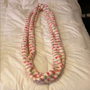 Multicolor Knit Infinity Scarf